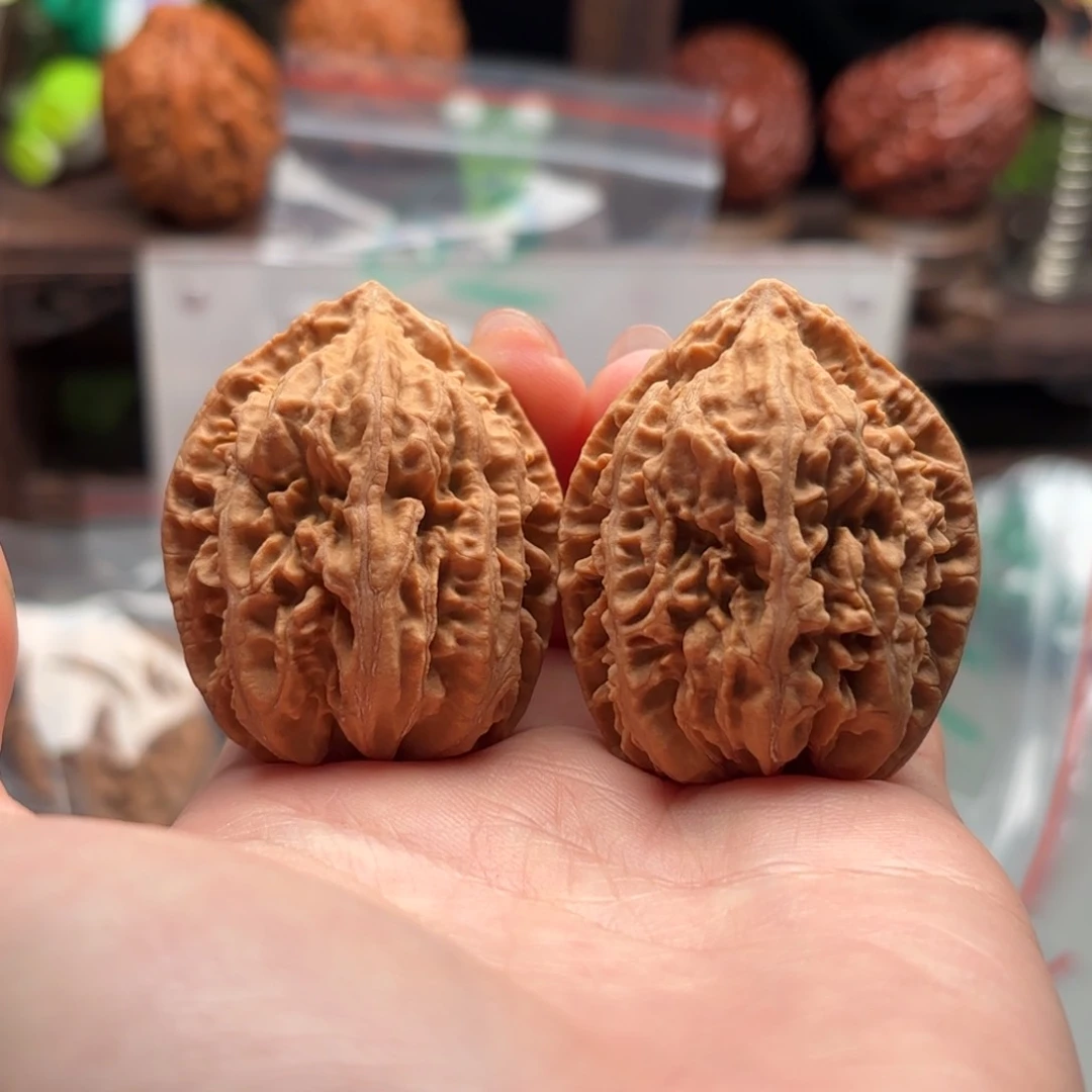 文玩核桃把件小楸千68