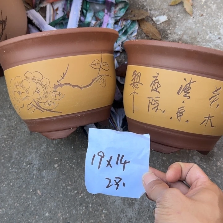 紫砂花盆特价商品