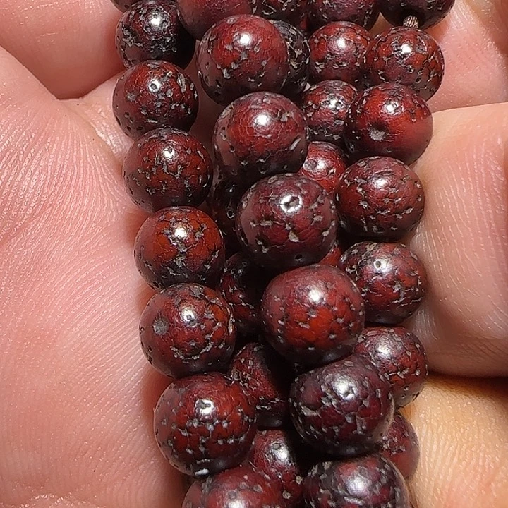 藏区老星月念珠保老漂亮