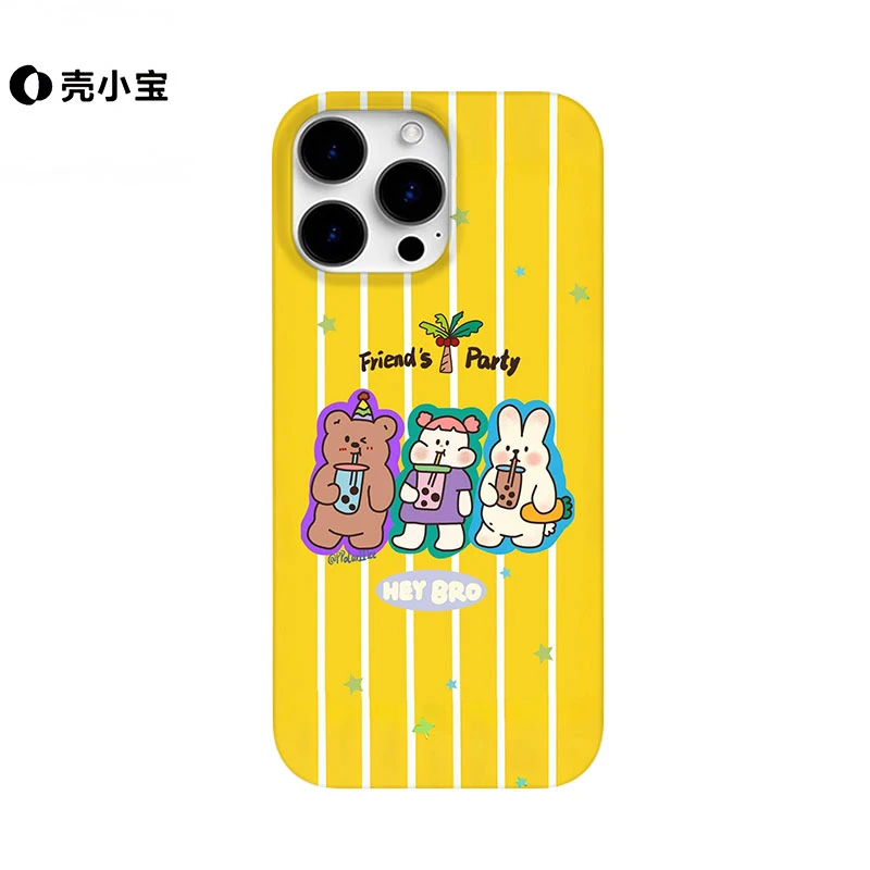 小熊派对适用苹果16promax手机壳iphone15小众14pro趣味13pro/12p