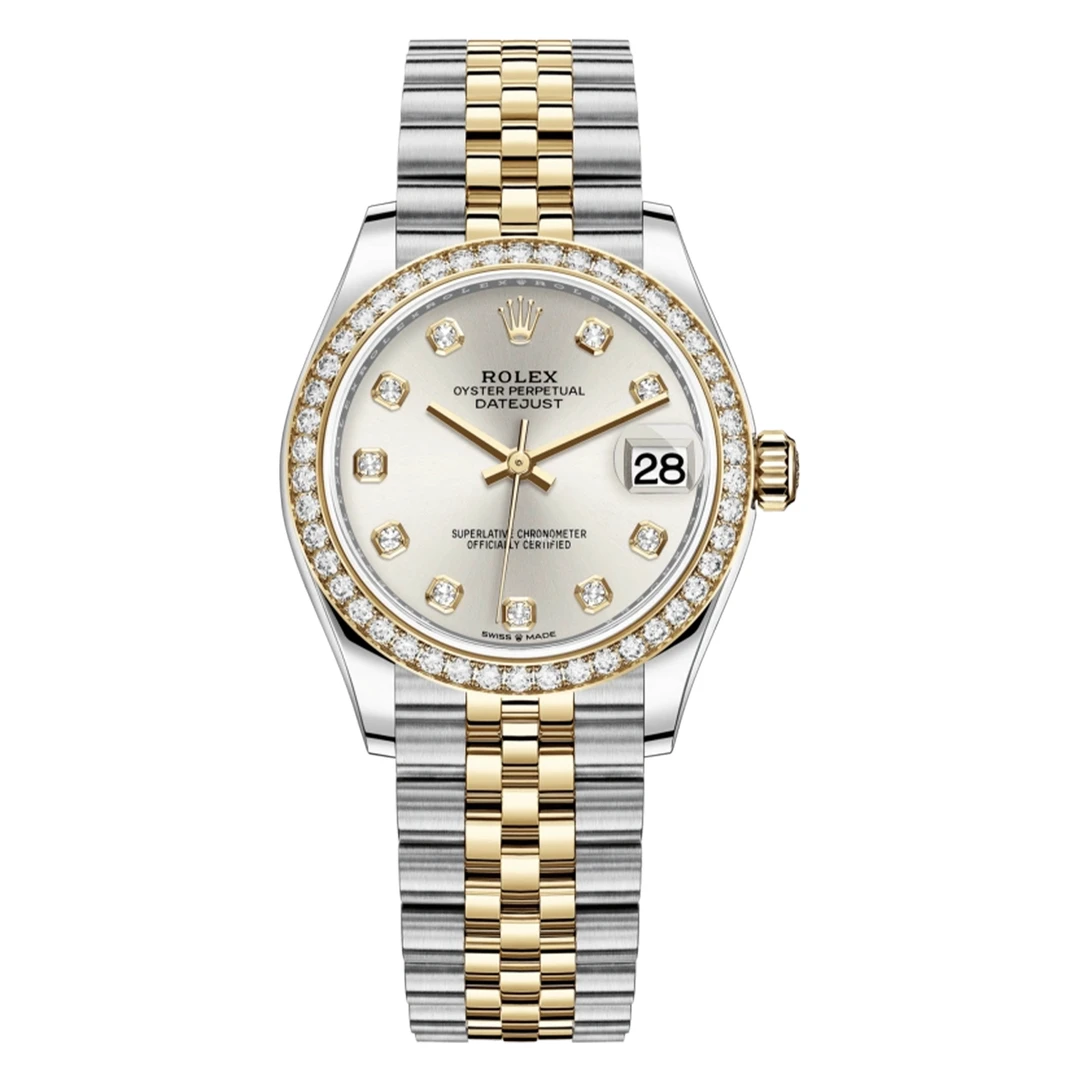 未使用 Rolex/劳力士 /278383间金钻圈银钻/31mm