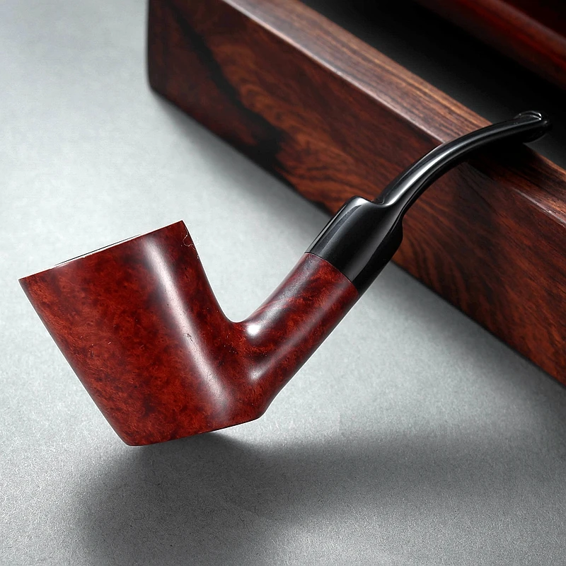 20*36 3MM都柏林叼斗弯斗石楠木烟斗手工斗便携座斗进口粮V拉均可