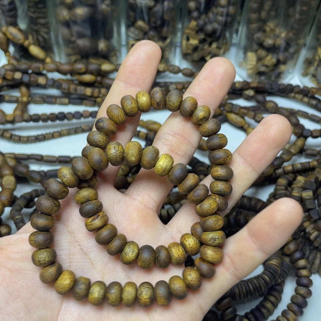 沉香碎屑沉香+1.0算盘单圈8克加多样性发一