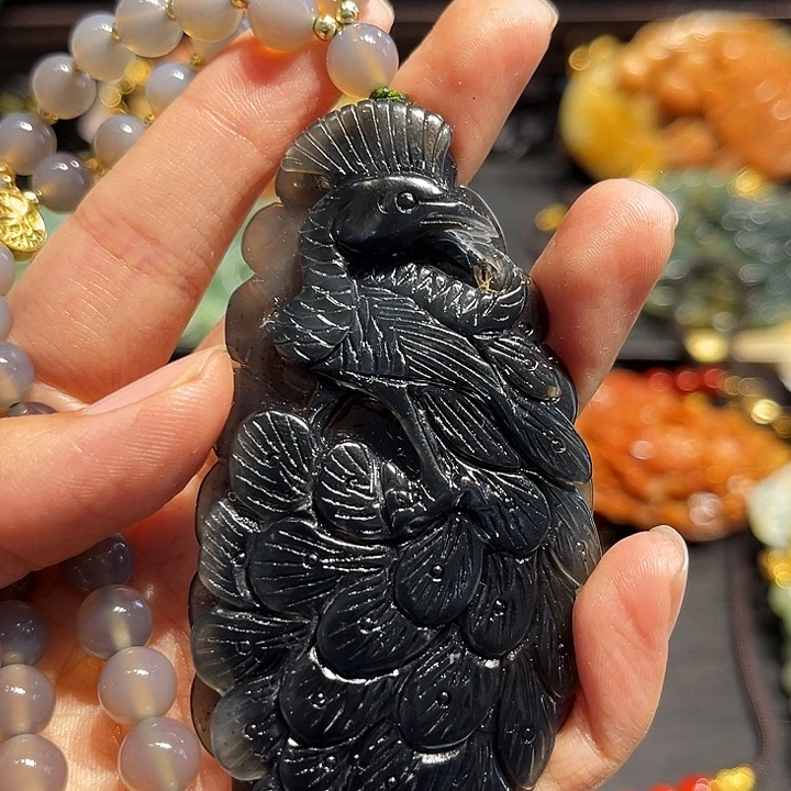 岫玉未镶嵌毛衣链