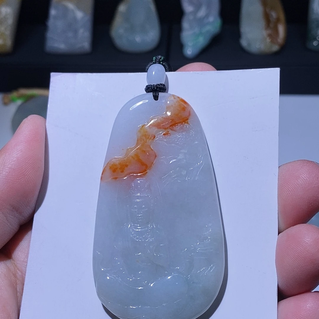 吊坠(不含链)未镶嵌翡翠挂件
