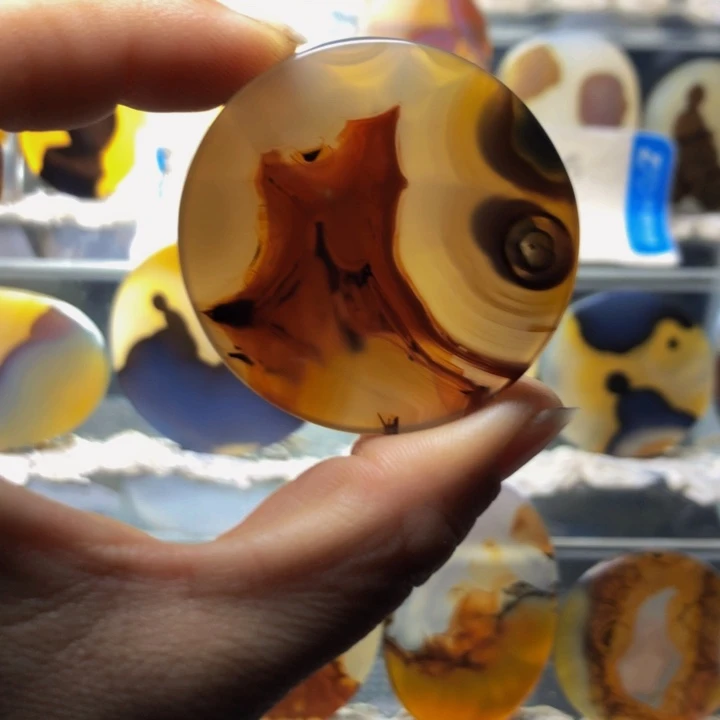 合金玛瑙/玉髓珠宝奇石30