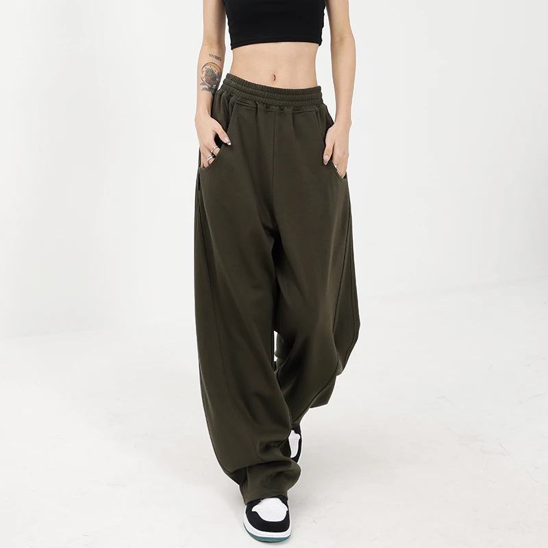 KEN STUDIO夏季早秋运动裤女宽松卫裤香蕉裤阔腿裤爵士跳舞裤裤子