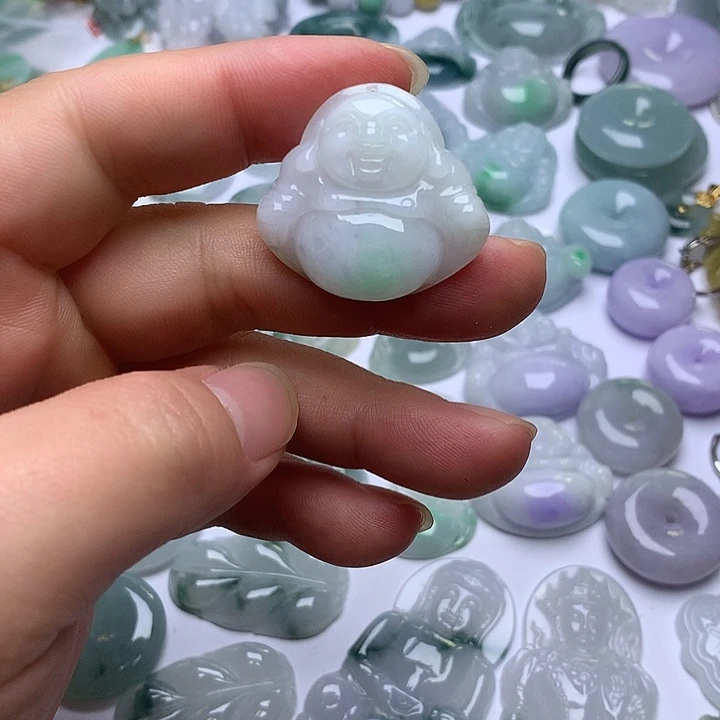 翡翠未镶嵌颈饰天然翡翠