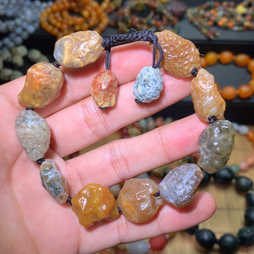 玛瑙/玉髓未镶嵌阿拉善戈壁玛瑙