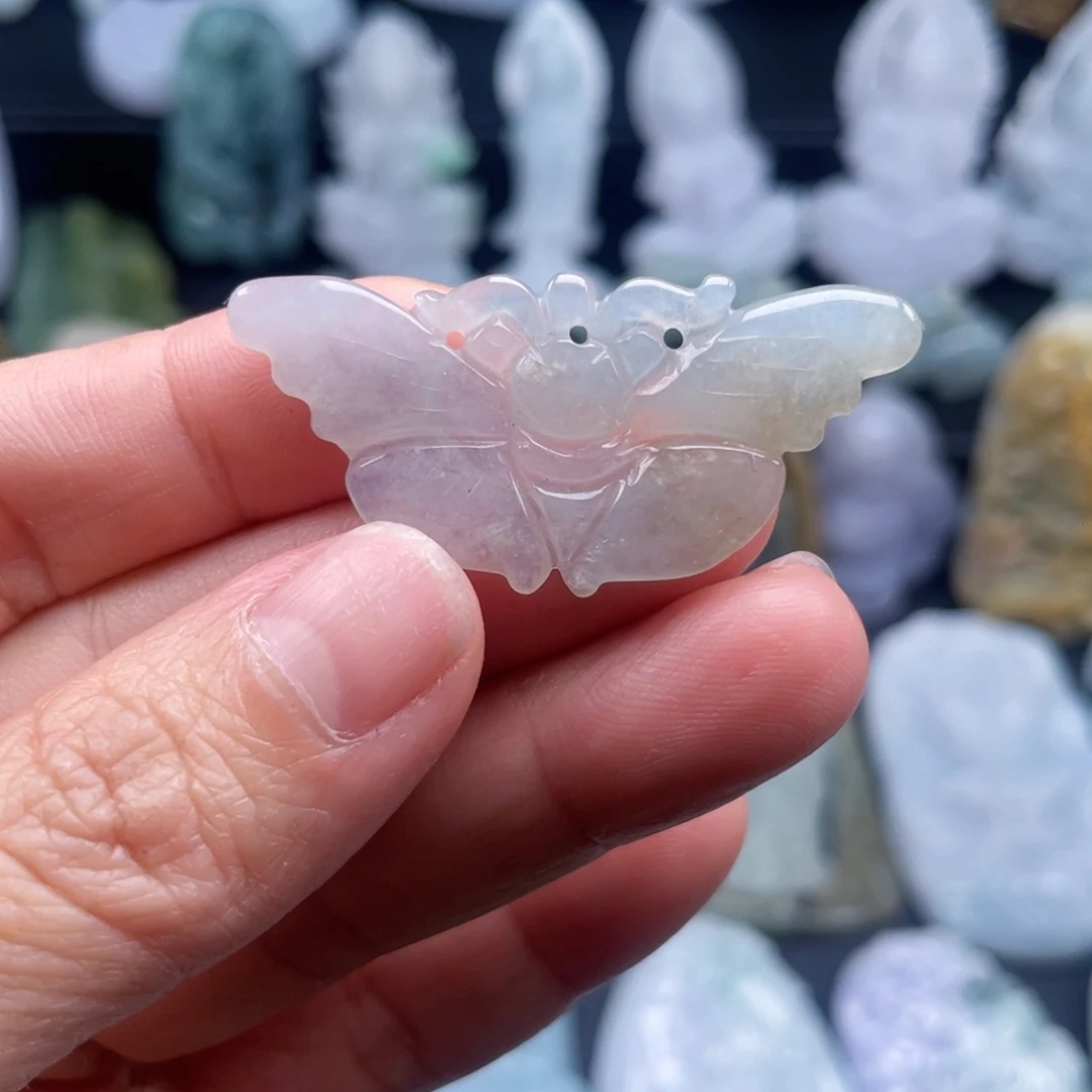 翡翠未镶嵌颈饰缅甸翡翠A货挂件