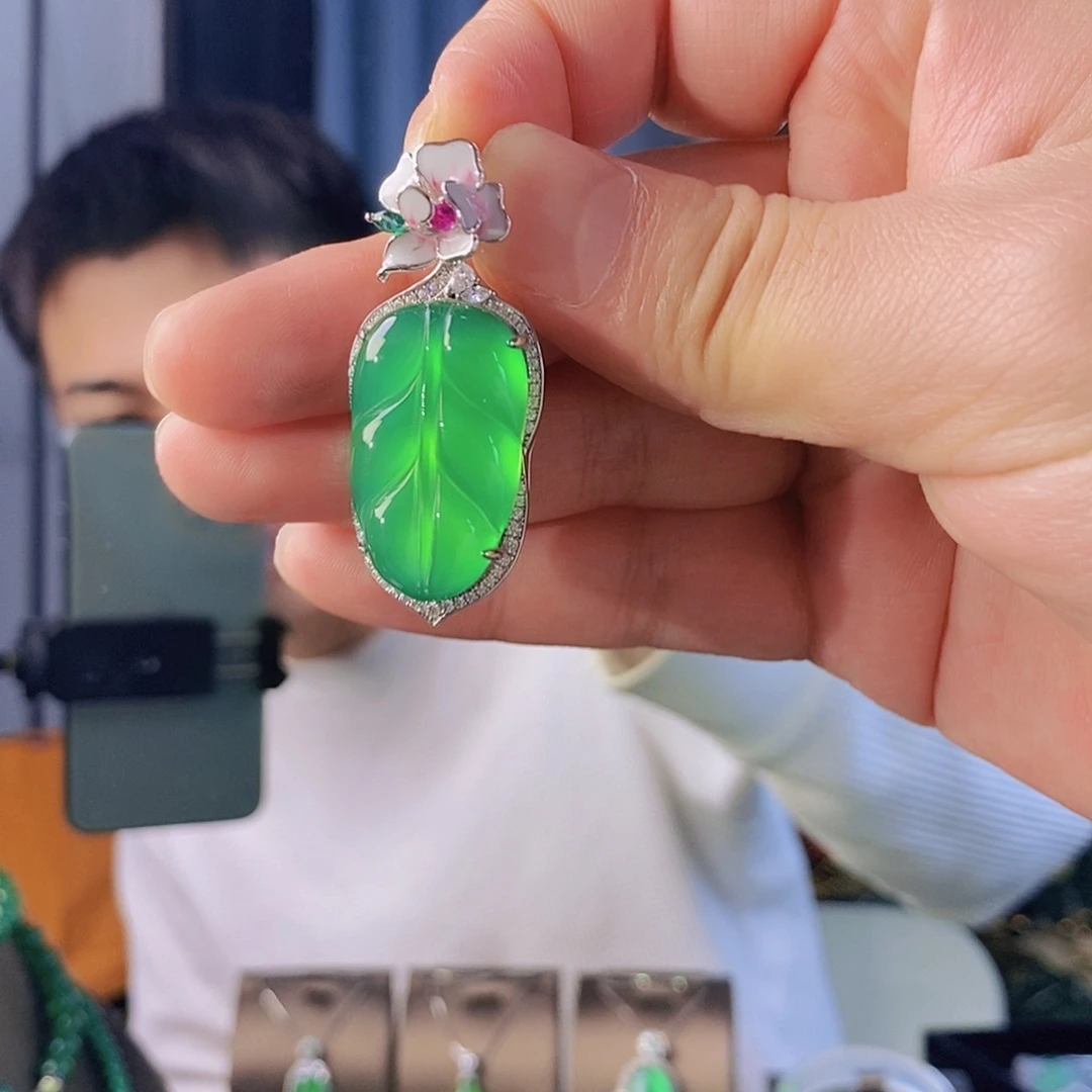 玛瑙/玉髓吊坠(不含链)银S925镶嵌