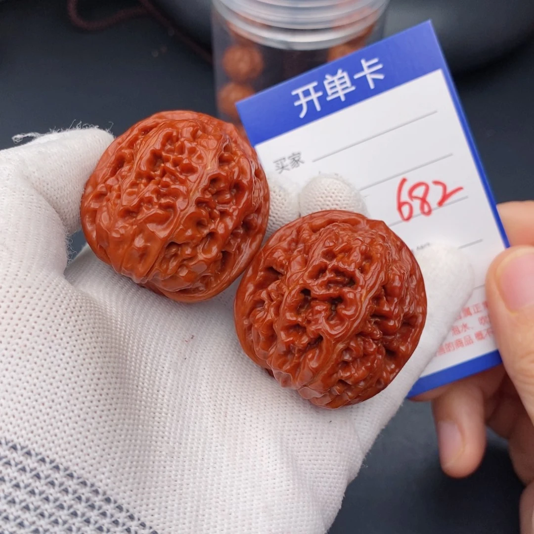 文玩核桃把件40凤凰台682
