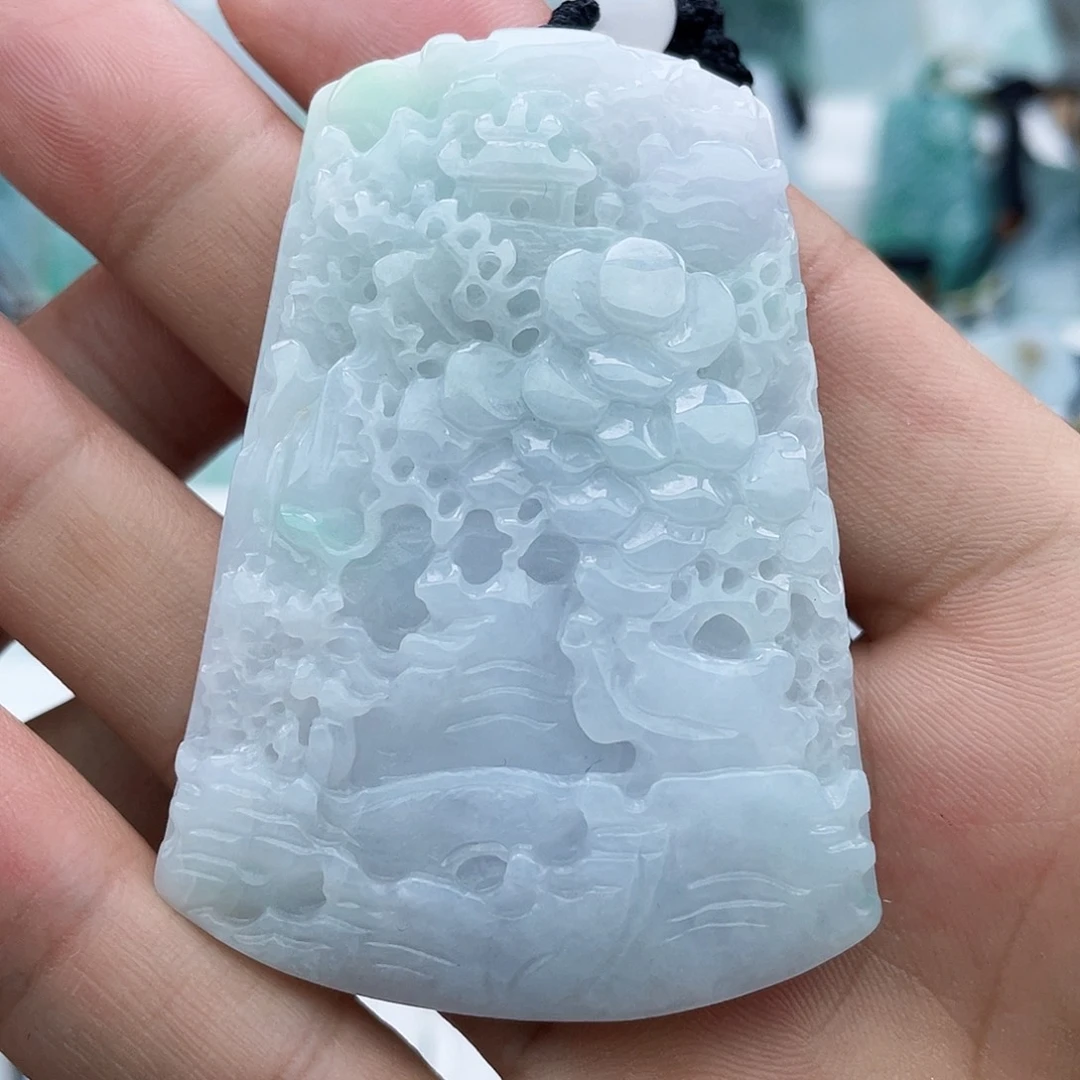 颈饰未镶嵌翡翠翡翠