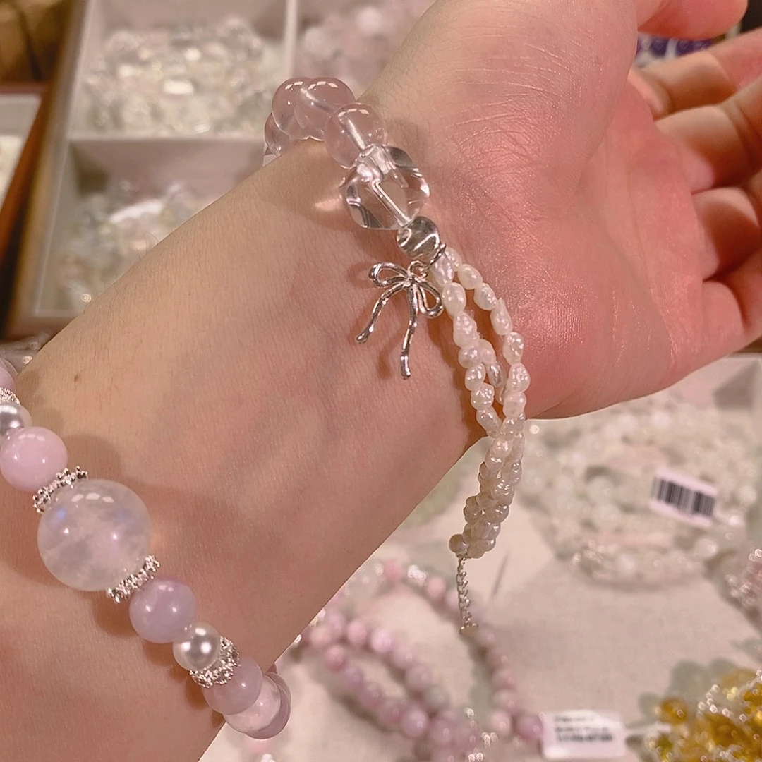 水晶手链合金水晶