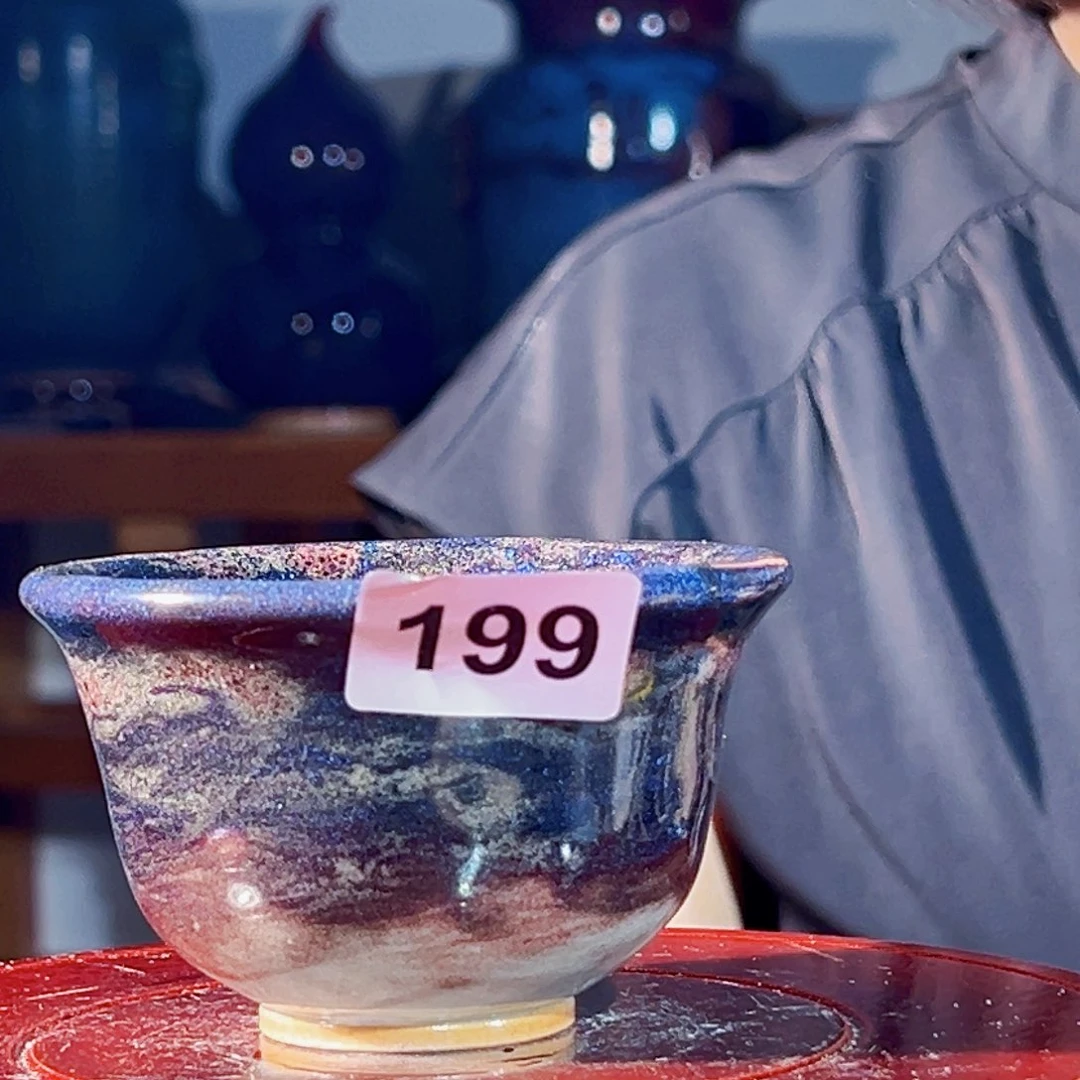 清****烬传统钧瓷工艺手工主人杯