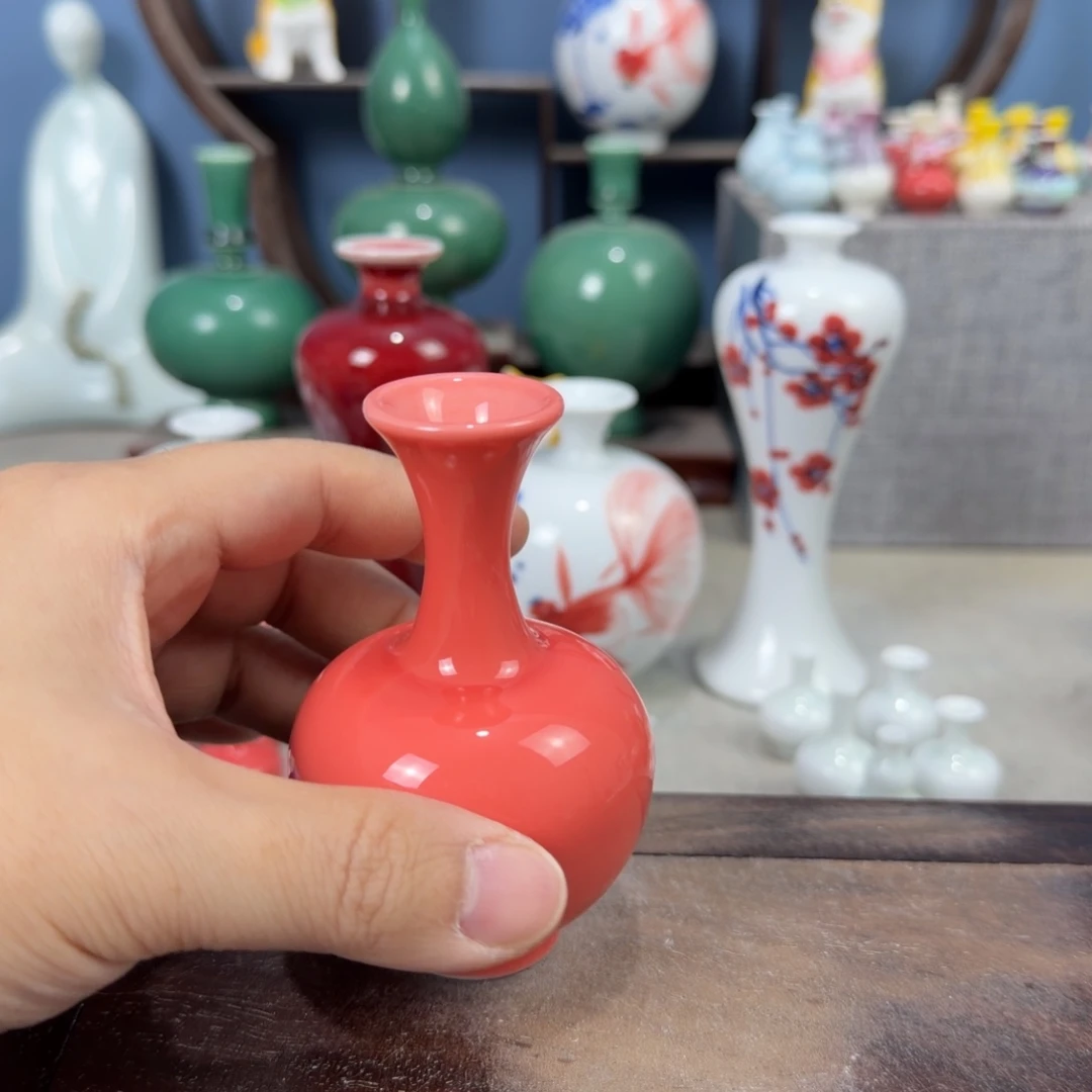 陶瓷手工小花器摆件
