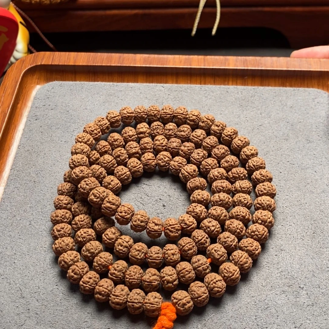 千***月吊坠金刚菩提微黄头老树王108