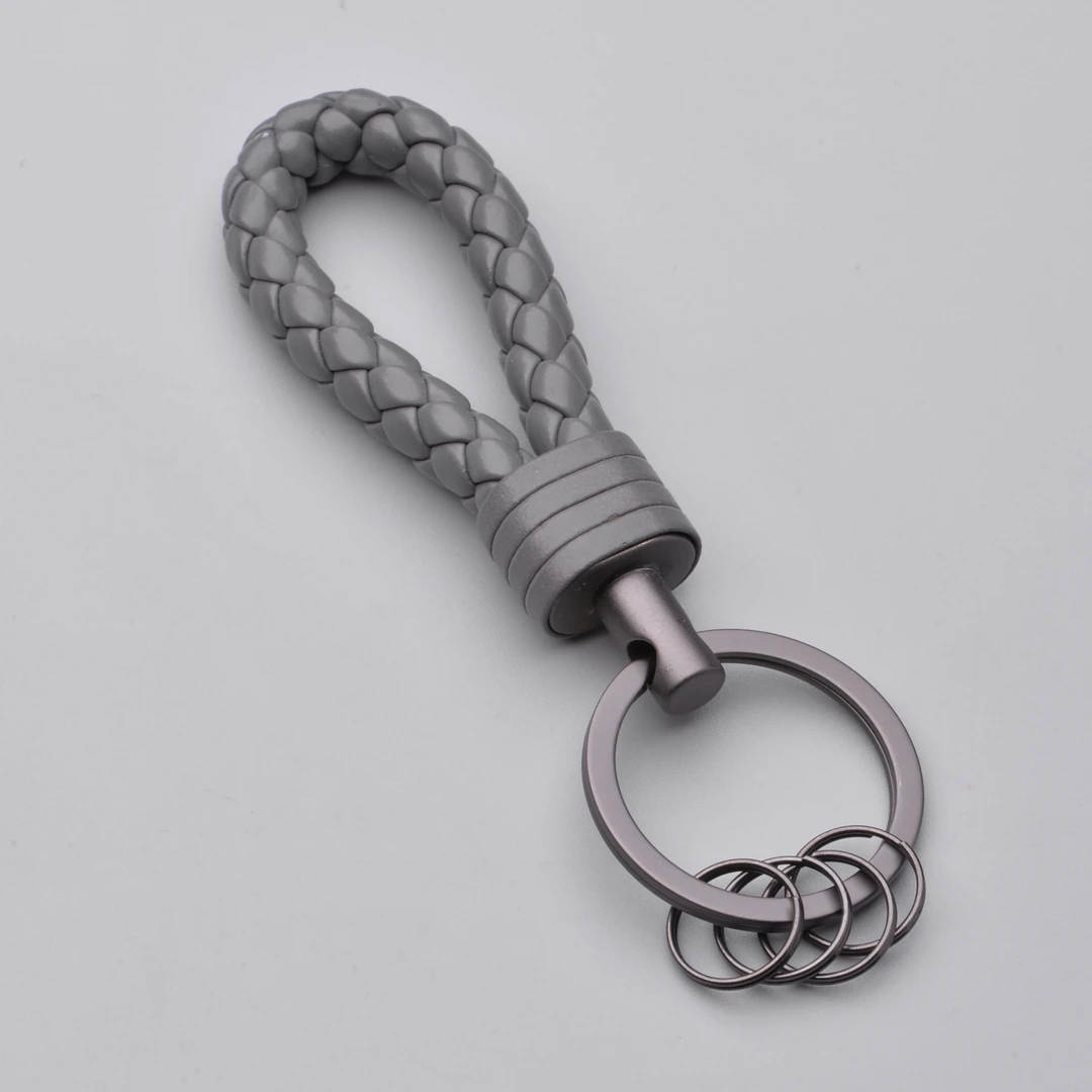 防丢车钥匙链挂饰汽车钥匙扣男女士礼物挂件高级感挂件新款编织