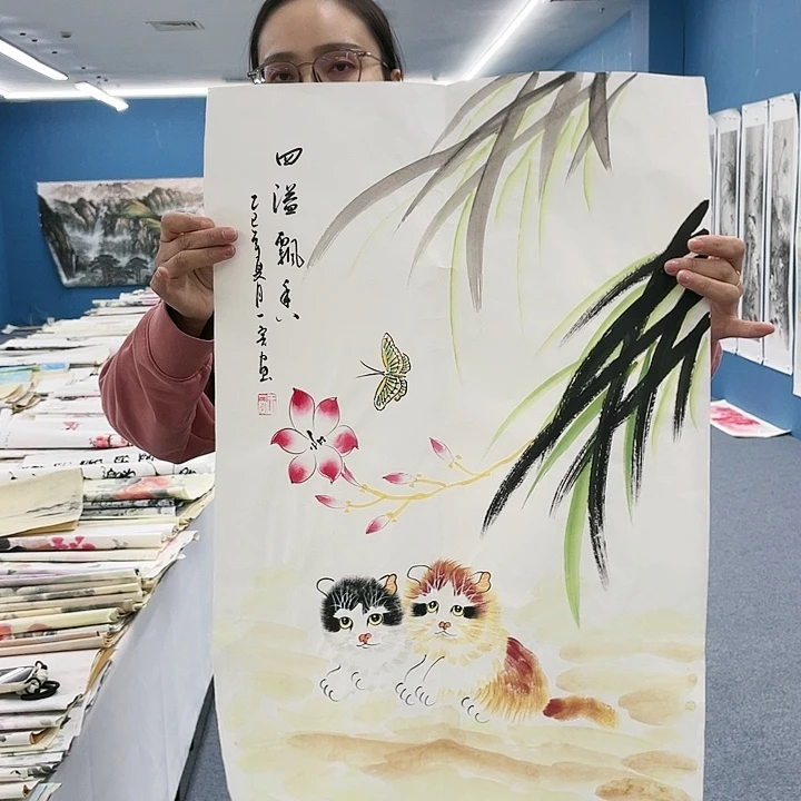 国画纯手绘国画作品鉴赏