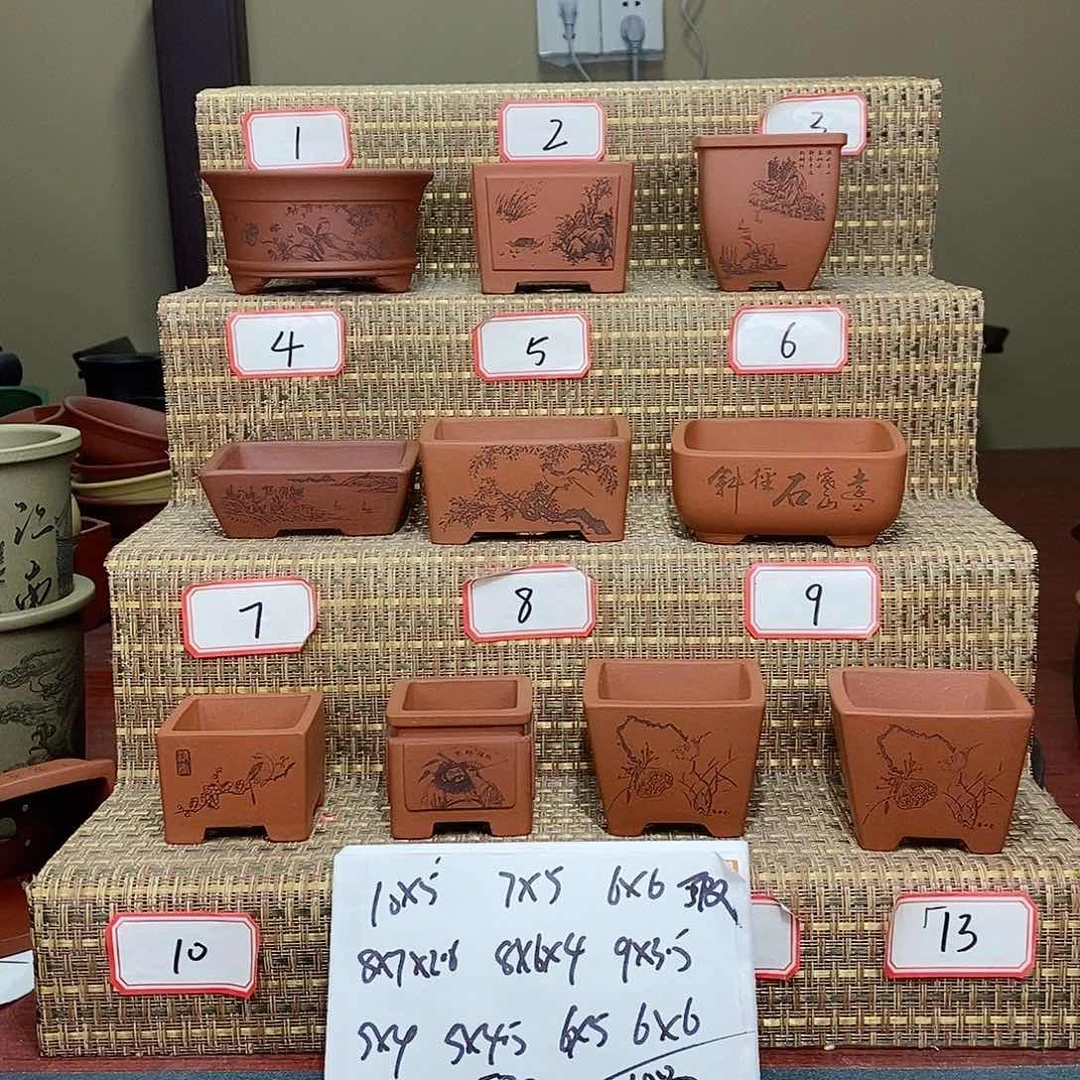 紫砂花盆你是在干