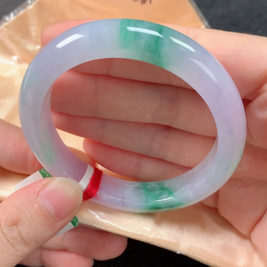 未镶嵌手镯翡翠缅甸天然翡翠手镯56