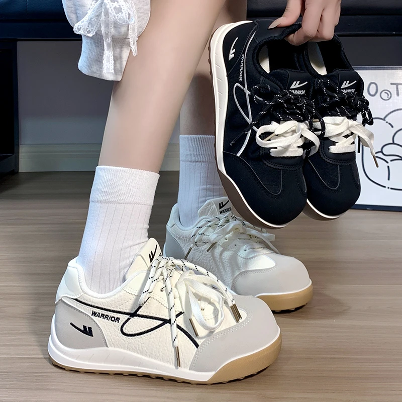 回力德训鞋女秋冬新款加绒保暖二棉鞋子女软底小白鞋百搭休闲板鞋