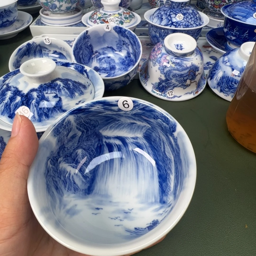 景德镇纯手工纯手绘茶具木木6