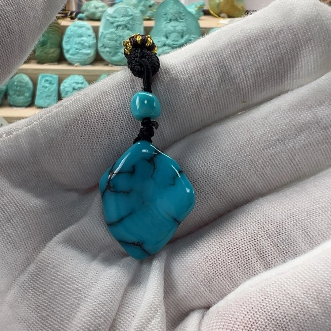 未镶嵌绿松石随形19.4mm