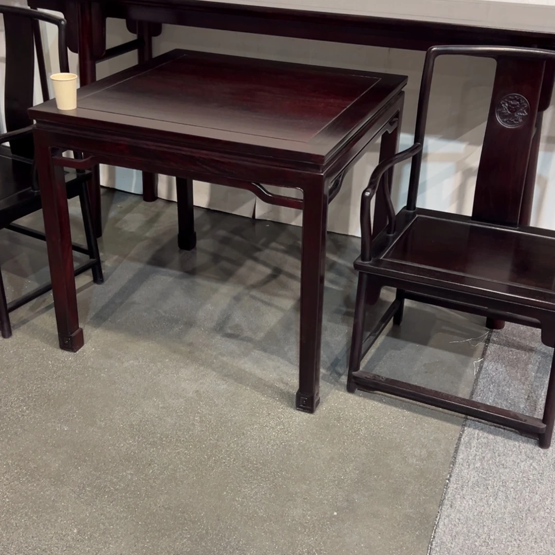 在***望中堂六件套平头条案刀牙款