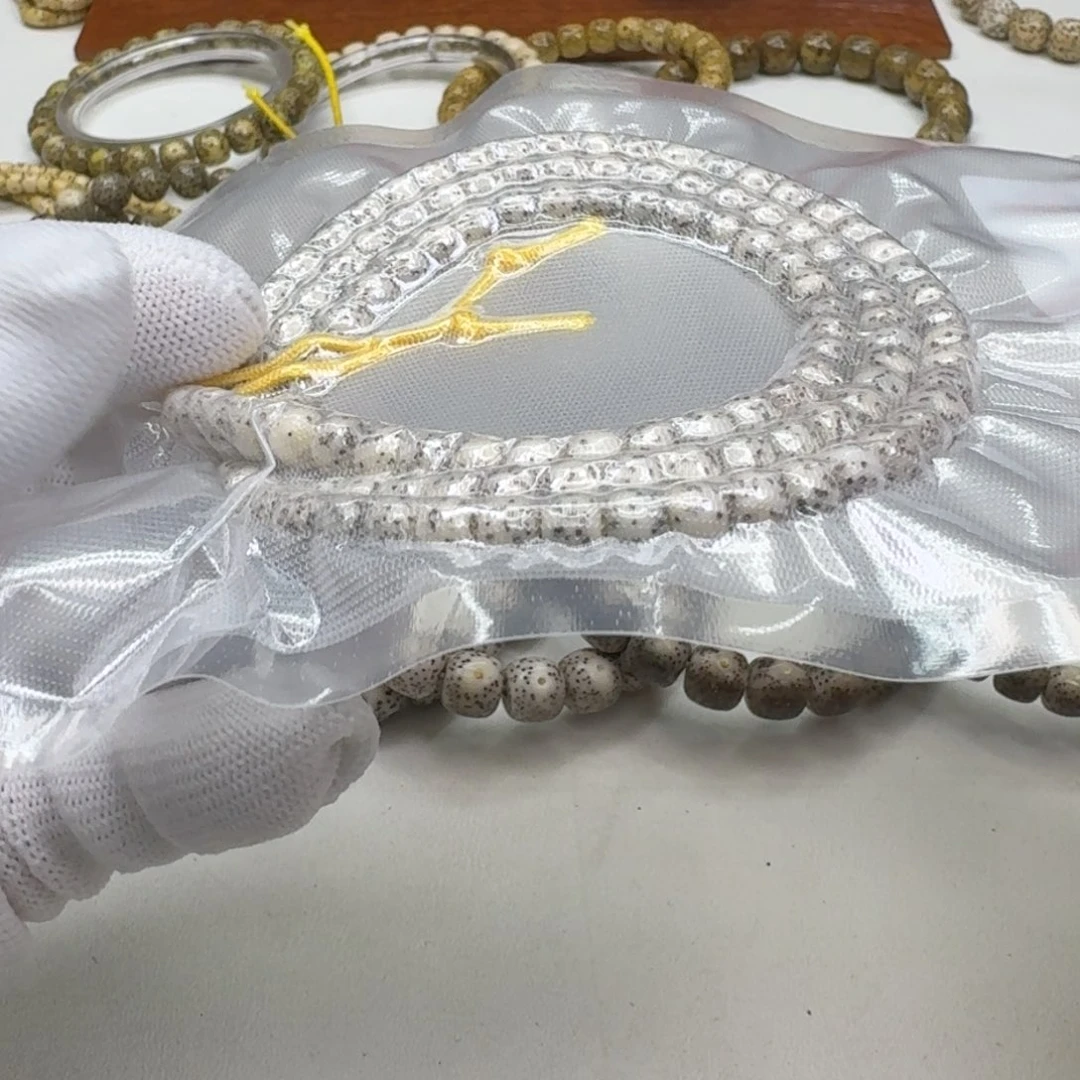 星月菩提手串3尊宠糯冰石玉河豚6左右108