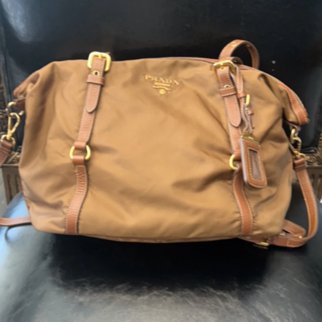 95新 Prada/普拉达 Prada 普拉达 金棕 尼龙 /0000