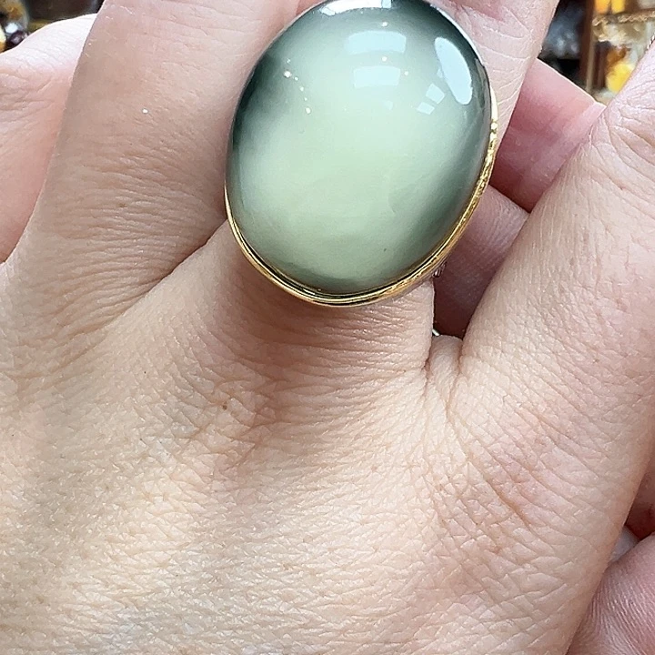 琥珀银S925镶嵌珠宝奇石