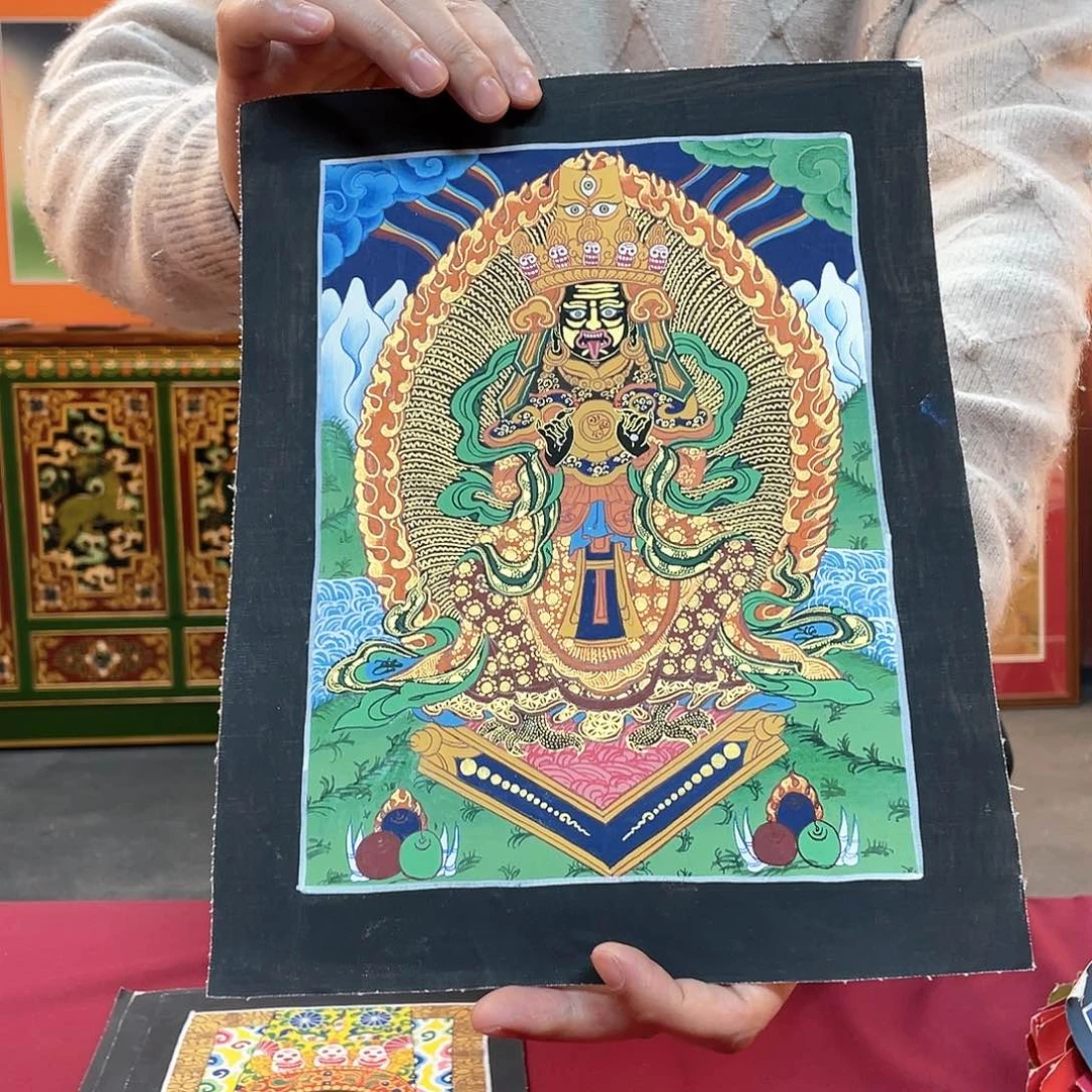 装裱画16×24扎基纯手绘