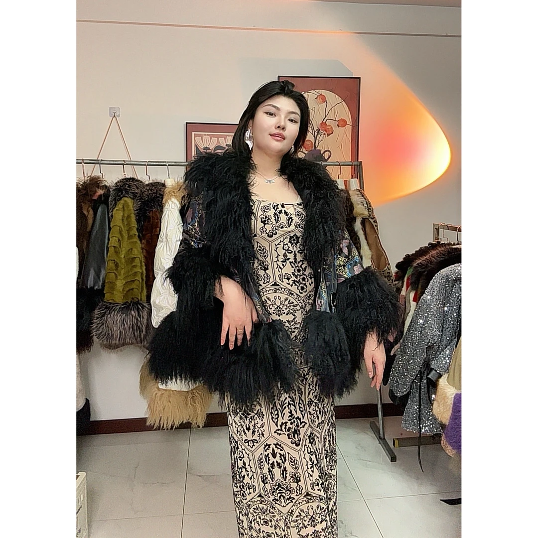 宽松肉肉女生小香洋气短款外套