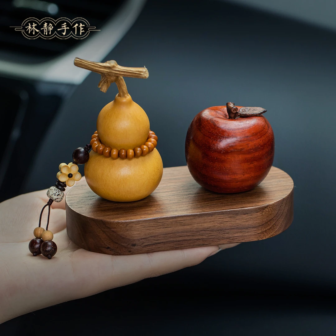 【福禄平安】天然葫芦汽车装饰品摆件车载装饰品变色车内装饰品挂件