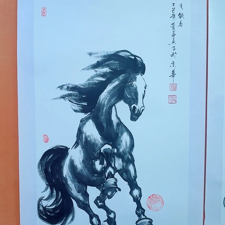 国画黄春香马金戈铁马100/50
