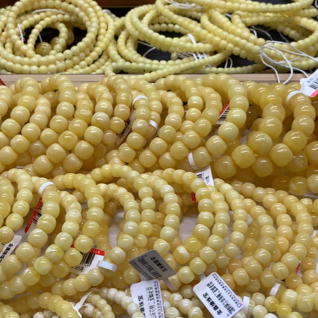 蜜蜡未镶嵌手链蜜蜡