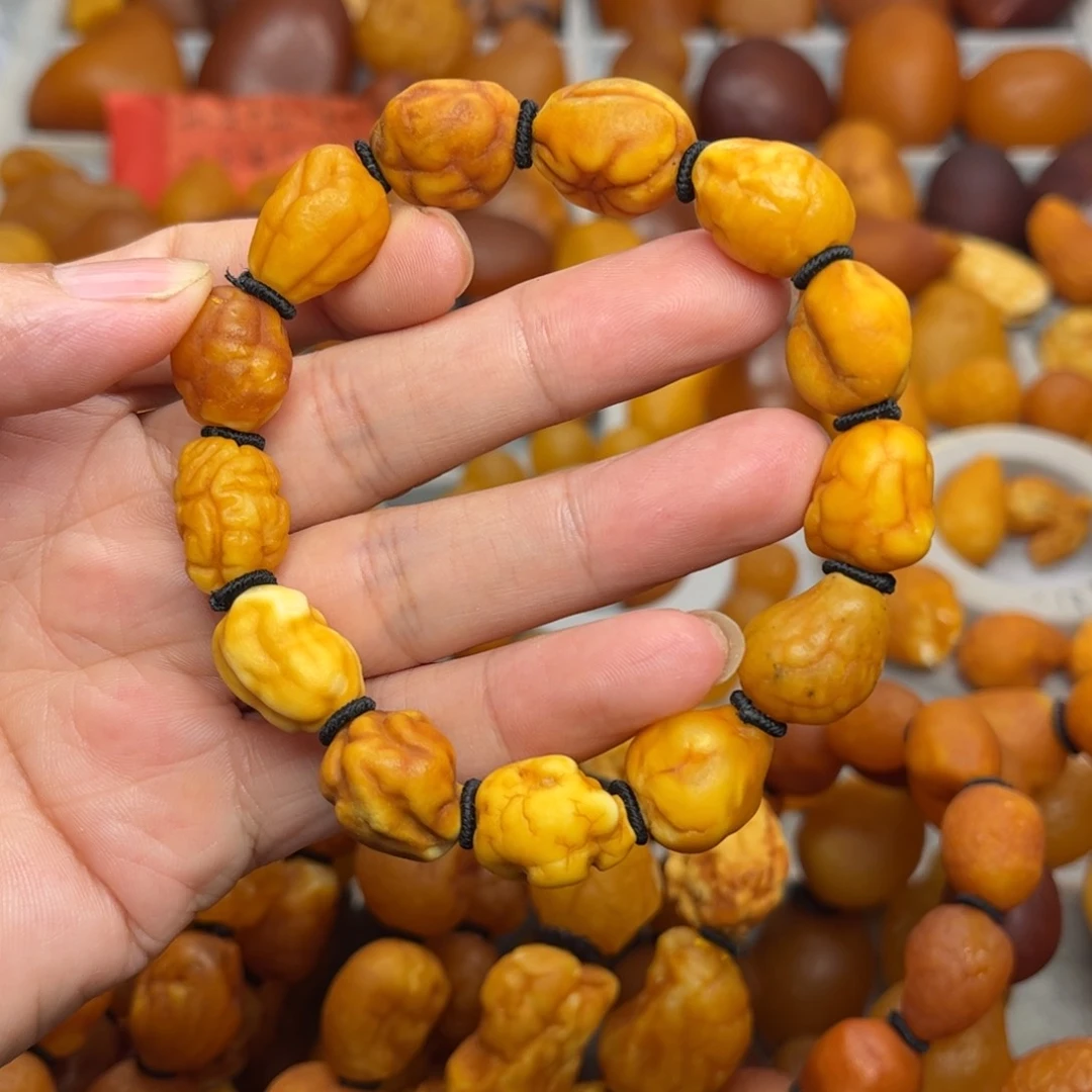 未镶嵌琥珀裸石天然蜜蜡手串