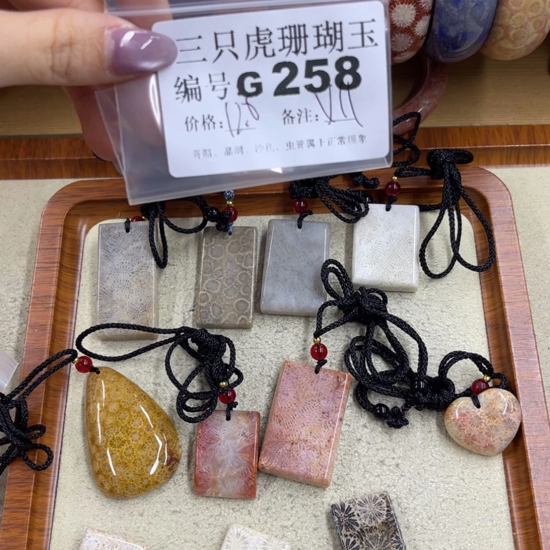 ****肉未镶嵌h硅化珊瑚（珊瑚玉）