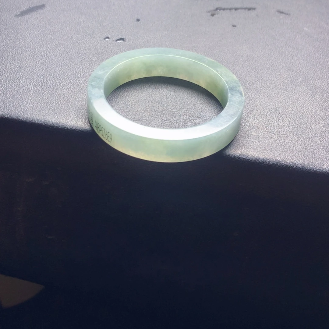 未镶嵌翡翠手镯定制翡翠52_54