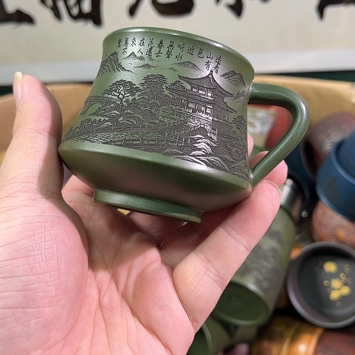 茶杯紫砂全手工紫砂主人杯