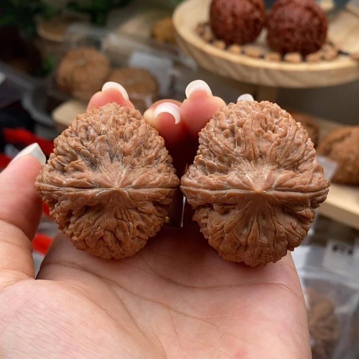 吊坠文玩核桃39尺寸全品大蒜头（梦幻皮质）