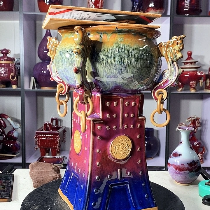 瓷片中国神垕精品钧瓷