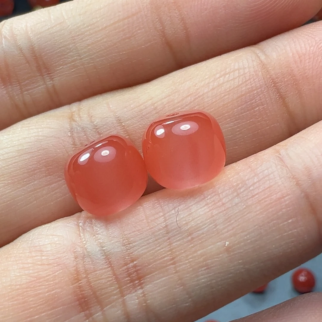 南红玛瑙珠子未镶嵌