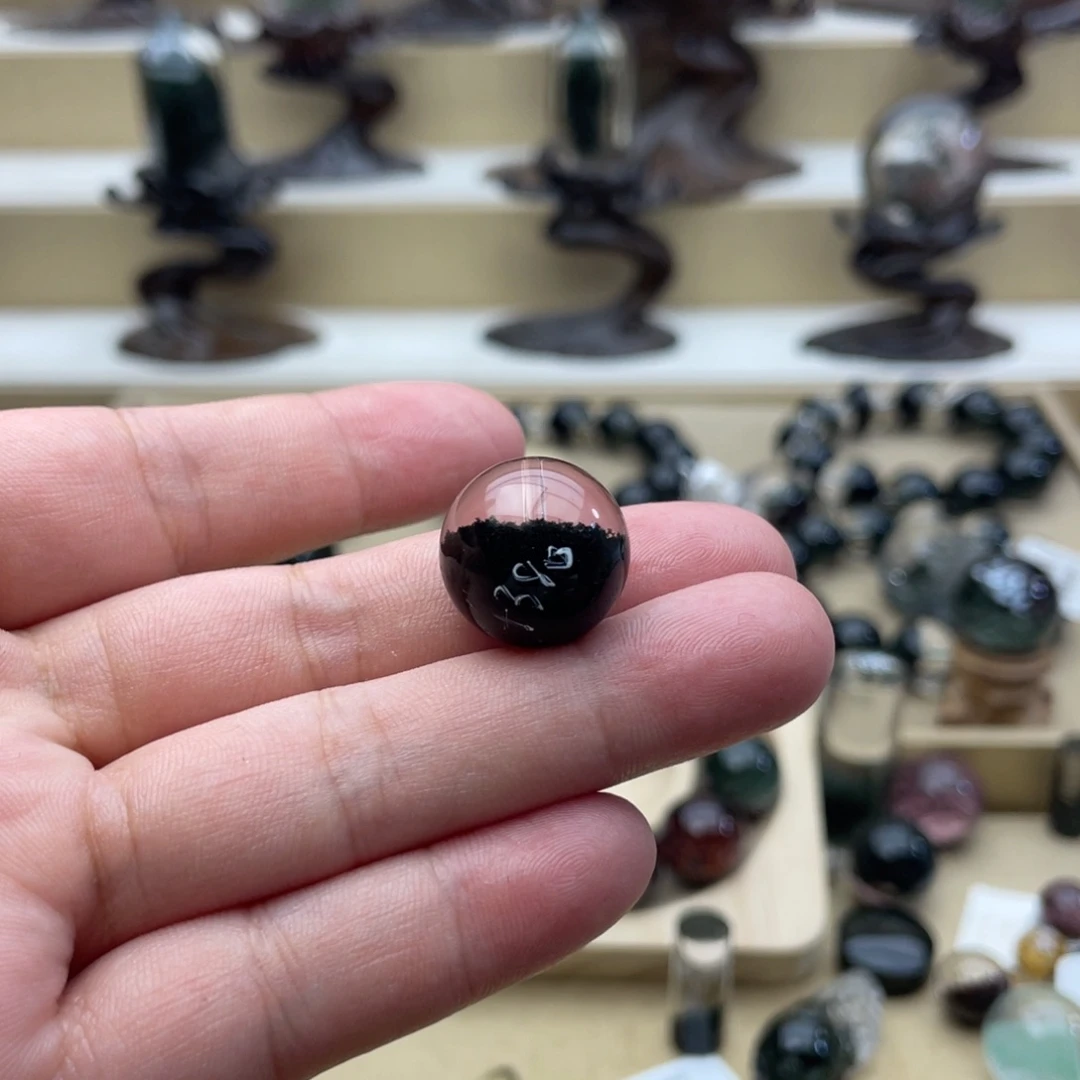 水晶手绳未镶嵌鹏***Y绿幽灵单珠手绳定制不退换