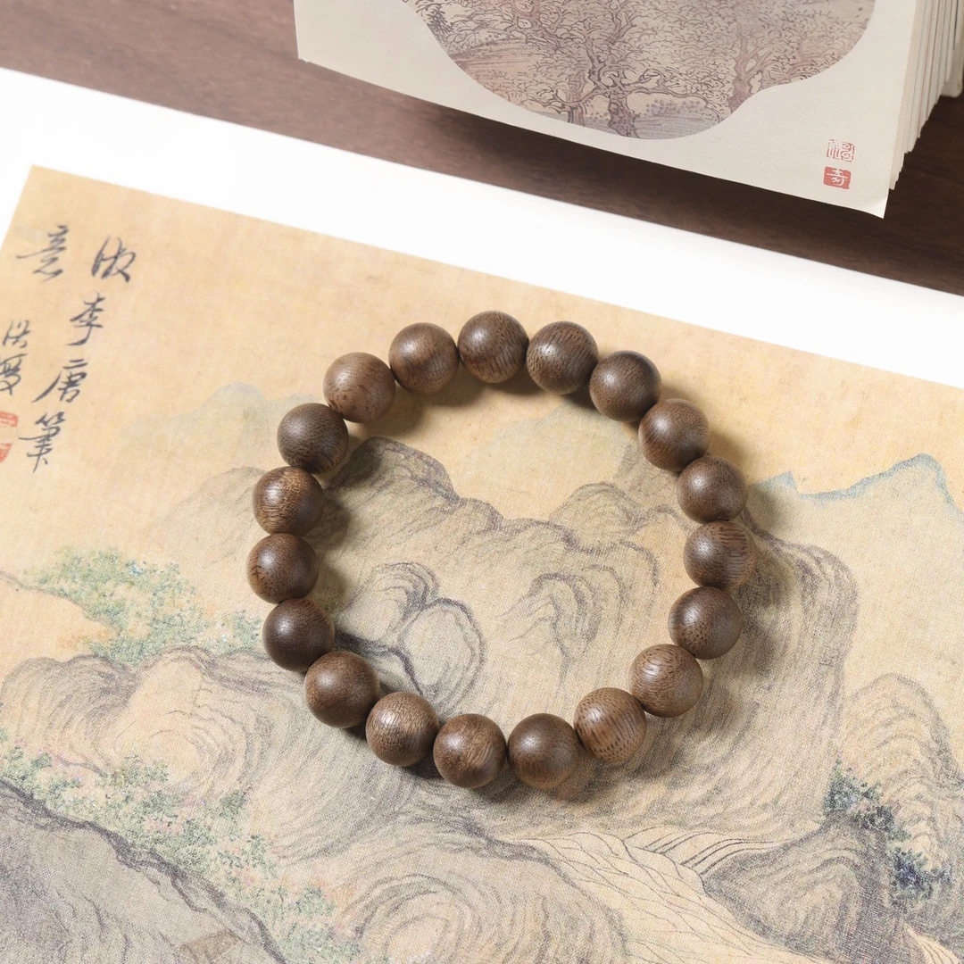 沉香【见面礼】DX006芽庄绿奇楠1.0单圈（多样性发一条）