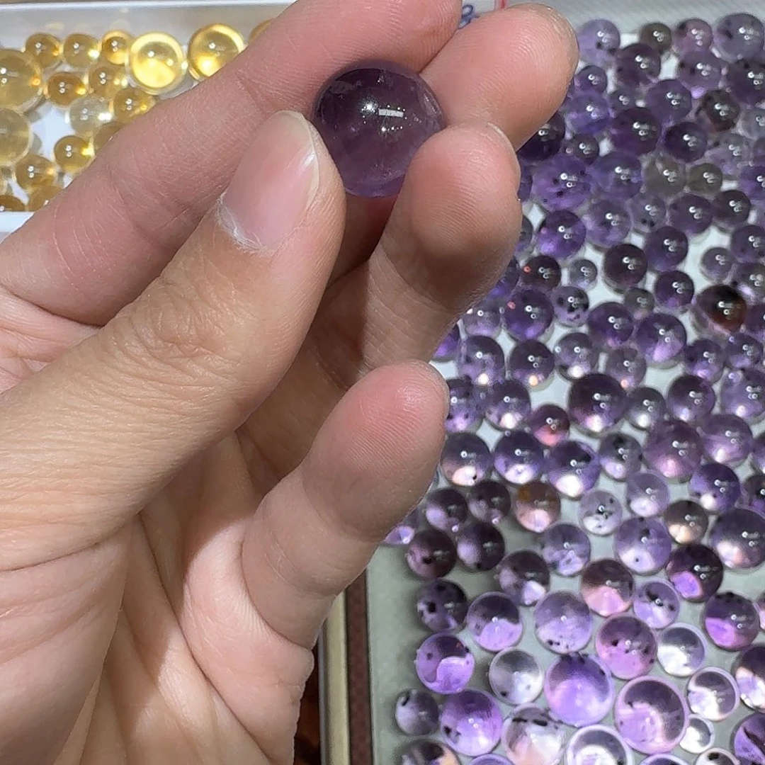 水晶打孔不退换未镶嵌