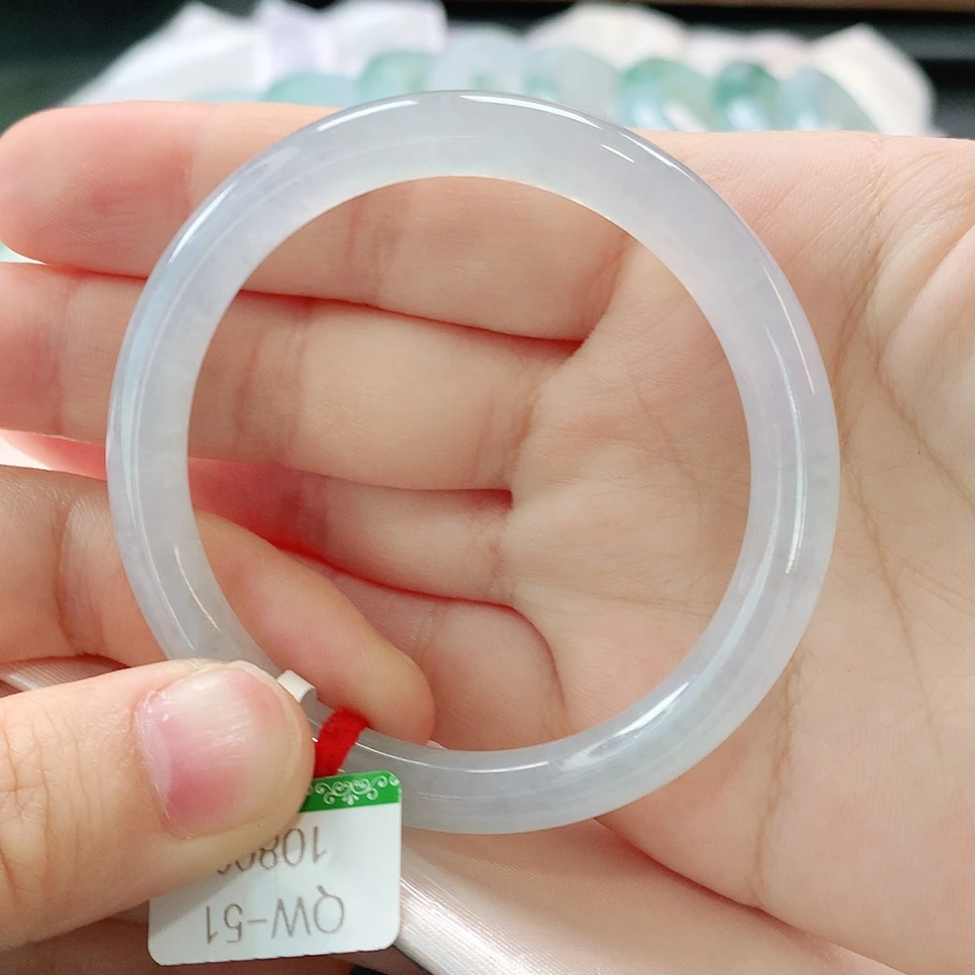 翡翠未镶嵌手镯缅甸天然翡翠手镯