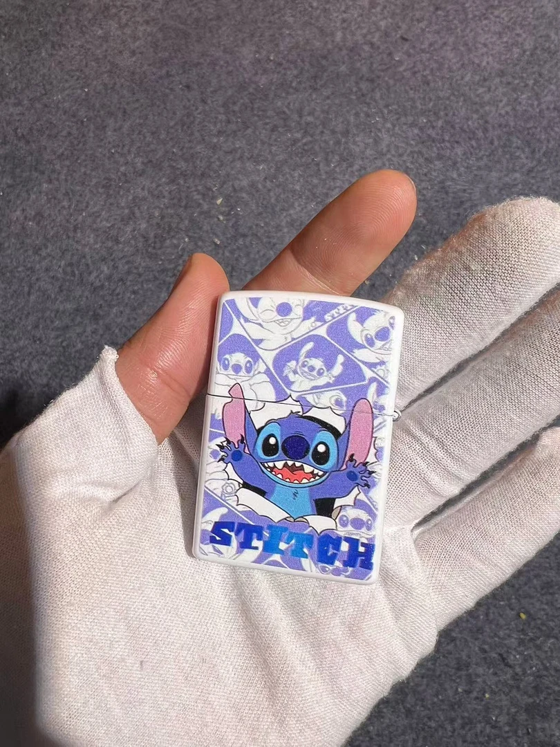 双面彩印【史迪仔】高档煤油打火机【需自配油】