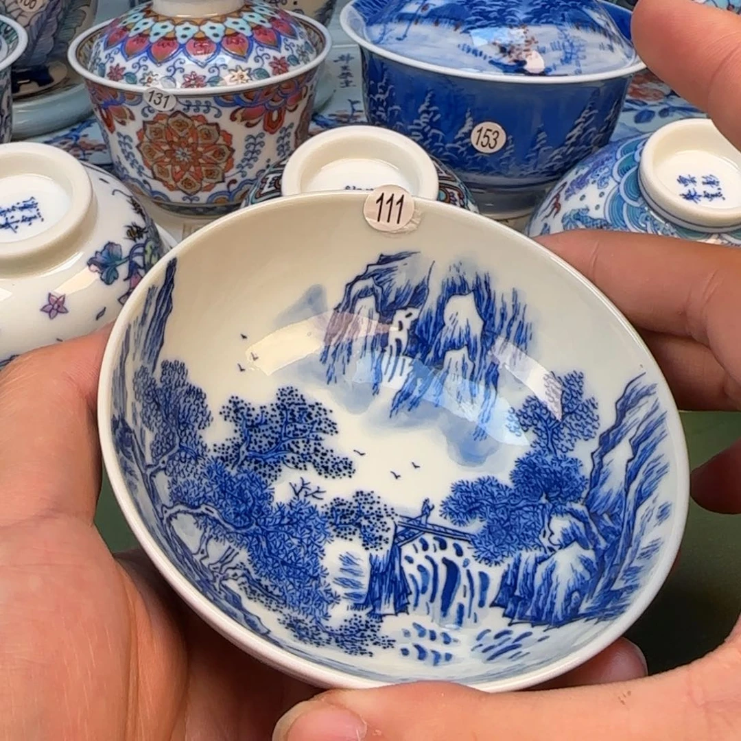 彦祖纯手工手绘茶具111